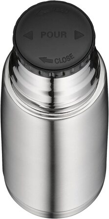 Термос alfi ISOTHERM PERFECT DV 350 мл з нержавіючої сталі з чашкою, герметичний, з кришкою-склянкою, зберігає тепло, не залишає слідів від пальців, довговічний, можна мити в посудомийній машині, BPA-free, 0,35 л