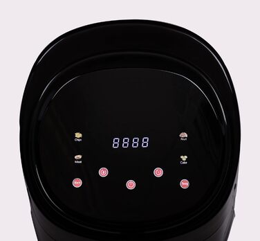 Фритюрниця Westinghouse 5,5 л з автоматичними програмами, сенсорним керуванням, Cool-Touch ручкою, макс. температура 210°C, чорна