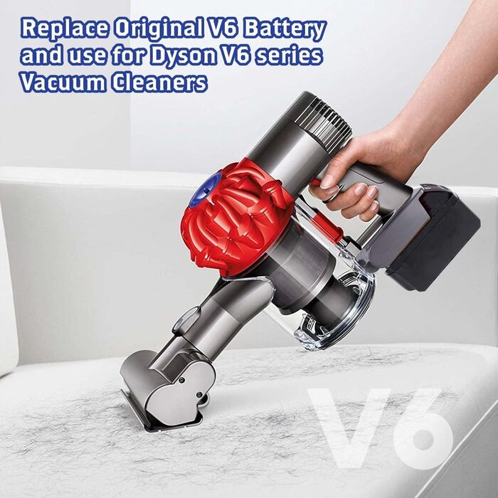 Адаптер TEPULAS для Makita 18V до пилососа Dyson V6, перехідник MT18V6 для акумулятора Makita, сумісний з Dyson V6 Absolute, Handheld, Animal, Motorhead, без акумулятора