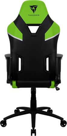 Ігрове крісло ThunderX3 TC5, ергономічне, для комп'ютера, до 150 кг, чорне/зелене