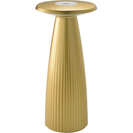 LED-лампа SIGOR Nuflair на акумуляторі з вазою для квітів, золота, IP54, 24 см, 12 год роботи, для дому та саду