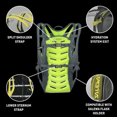 Рюкзак для швидкого хайкінгу Salewa Ultra Train 18 л, унісекс, електрик