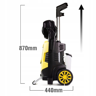 Мийка високого тиску Riwall KOX280M PRO L10, 2500 Вт, латунний насос