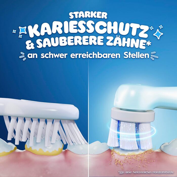 Смінні насадки для електричної зубної щітки Oral-B iO Ultimative Reinigung для дітей (Stitch), білі, 4 шт.