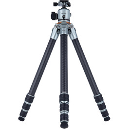 Професійний карбоновий штатив Rollei Lion Rock Pro з головкою, ультралегкий, вантажопідйомність 20 кг, висота до 147,5 см, компактний, змінні шипи для стабільності
