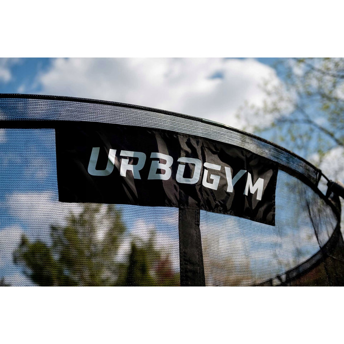 Батут із захисною сіткою Urbogym 374 см FT 12 (365-374 см)