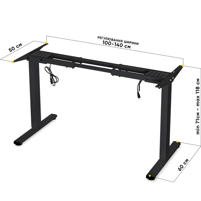Каркас Mealux Powerframe Duo Black (арт. BS-20 Black)
