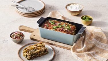 Le Creuset Прямокутний деко 23 см, червоний, кераміка