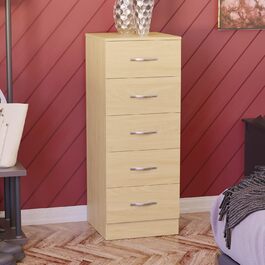 Вузький комод Vida Designs Brust з натуральної сосни, 36x34,5x90 см