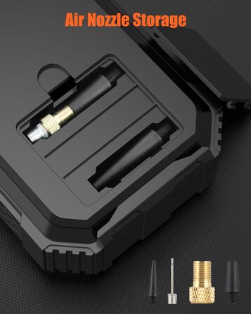 Powerbank для автомобіля Starthilfe: 6000A, 12V, компресор 150 PSI, LED, LCD, для бензинових та дизельних двигунів (до 7.5L/6L), сріблястий