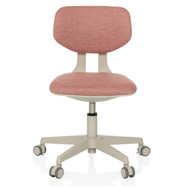 Дитячий письмовий стілець / дитячий стілець KIDDY CLASSIC тканина рожевий hjh OFFICE