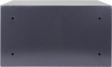 Сейф HMF 49217-11 з ключем, меблевий, антрацит, 31x17x25 см