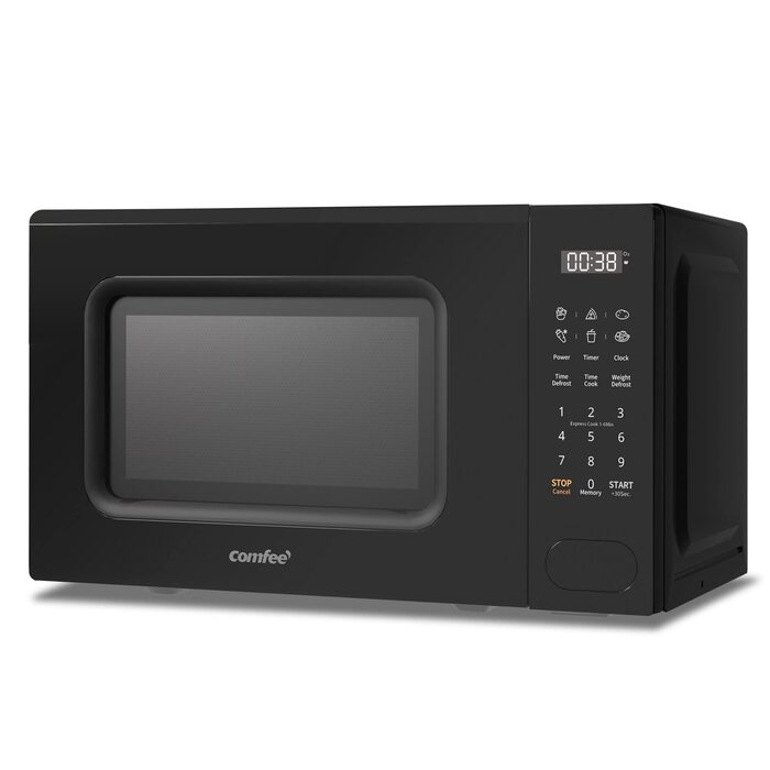 Мікрохвильова піч Comfee CM-E202CC(BK) 20 л, 700 Вт, 6 автоматичних програм, розморожування, чорна