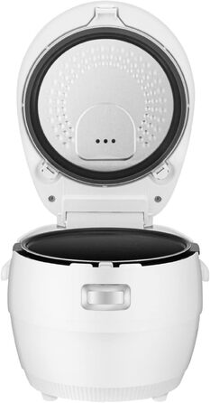 Мультирісварка та пароварка Cuckoo CR-1020F, 1.8 л, 890 Вт, 14 програм, таймер, функція автоочищення, біла
