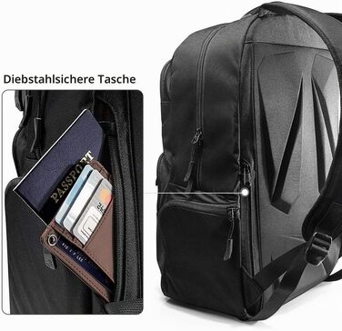 Водонепроникний рюкзак для ноутбука tomtoc 24L для MacBook та ноутбуків до 15.6