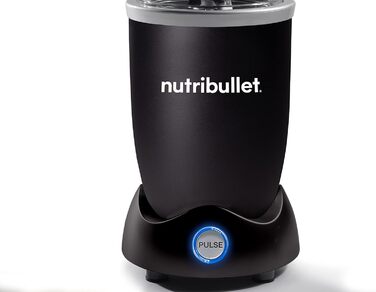 Електричний блендер Nutribullet Pro 1200 Вт, подрібнювач, смузі-мейкер, 700/900 мл, чорний