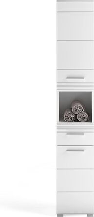 Шафа для ванної кімнати xonox.home Linus X18A9711, білий глянець, 30x182x31 см
