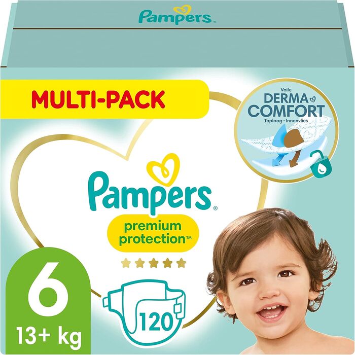 Підгузки Pampers Premium Protection New Baby для новонароджених, розмір 1 (2–5 кг), 96 шт.