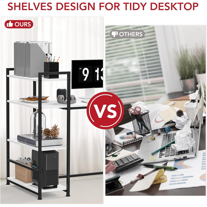 Стіл SANODESK FD для комп'ютера та їдальні, домашній офіс, 120x60x75 см, горіх+чорний, без шафи