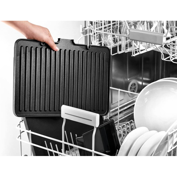 Електричний гриль Braun MultiGrill 7 CG7020: 3-в-1 (контактний гриль, барбекю, духовка), 2000W, велика поверхня (12 бургеров), плаваюча пластина, плаваюча гратильниця, миється в посудомийній машині, регулювання температури