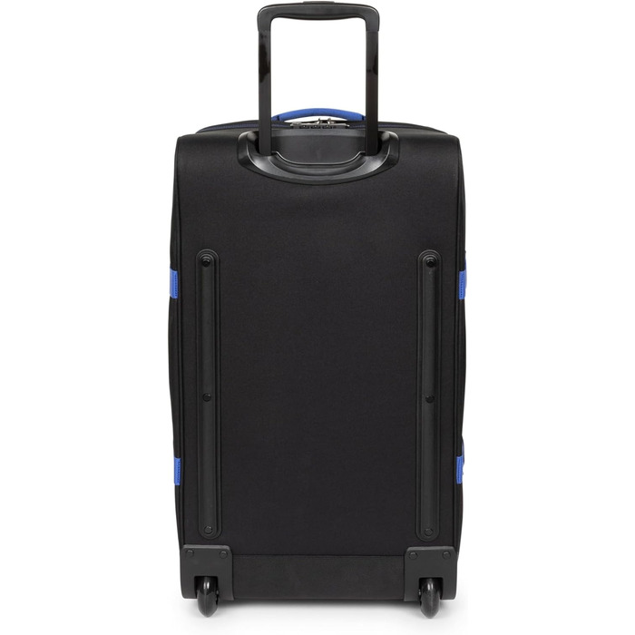Валіза Eastpak Tranverz M 78L на колесах (67 x 35,5 x 30 см), легкий дорожній кофер з 2 відділеннями, телескопічною ручкою та TSA-замком, колір Contrast Black Blue