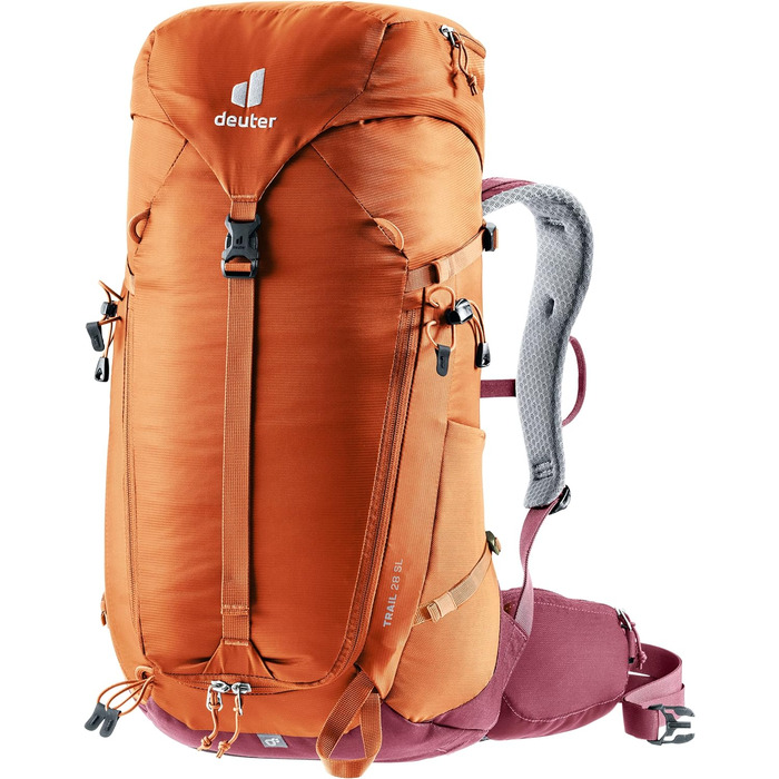 Жіночий туристичний рюкзак Deuter Trail 28 SL, 28 л, каштановий, для хайкінгу та альпінізму