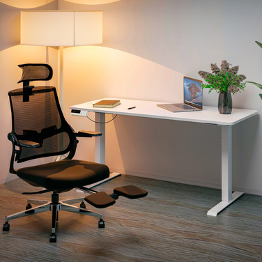 Стіл Mealux PowerDesk Duo XL White (арт. EVO-252 Duo W/W)