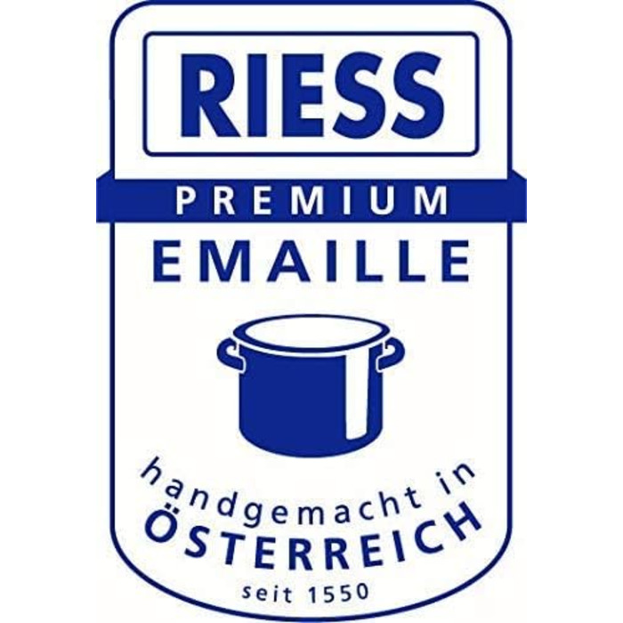 Форма для запікання Riess Classic, емальована, 22x22x7.5 см, чорна, для індукції