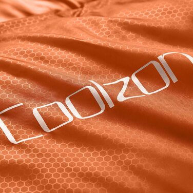 Спальний мішок Coolzon для кемпінгу, 3-4 сезони, для дорослих, компактний, помаранчевий