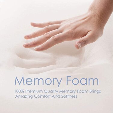 Ортопедична подушка між колін для сну на боці з ефектом пам'яті (Memory Foam) та фіксацією — для підтримки спини, стегон та при ішіасі