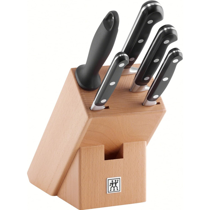 Набір ножів Zwilling Professional-S 6 шт., нержавіюча сталь, срібно-чорний, 38 x 28 x 28 см