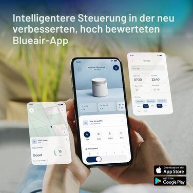 Очищувач повітря Blueair Blue Pure 3450i Max (311i+ Max) для приміщень до 103 м², з технологією HEPASilent, смарт-керування, від алергенів, шерсті тварин та пилу