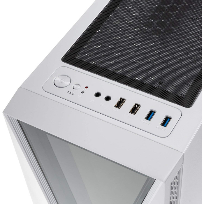 Комп'ютерний корпус Kolink Void RGB Midi Tower із загартованим склом, ігровий корпус з підсвіткою, вентилятором, для ПК