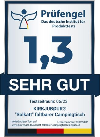 Складаний кемпінговий стіл Kirkjubøur Solkatt 58x58x51 см з тримачем для напоїв, сірий – для пікніка, кемпінгу, подорожей