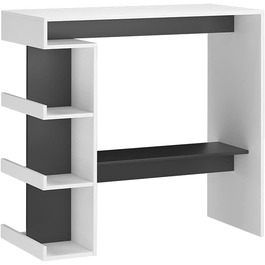Барна стійка Vicco Dana, біла/антрацит, 108x50 см, без барних стільців