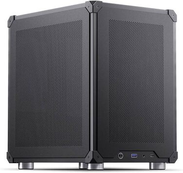 Корпус для ПК Jonsbo C6 Mesh, Micro-ATX, сталь, USB-C, чорний, знімні панелі