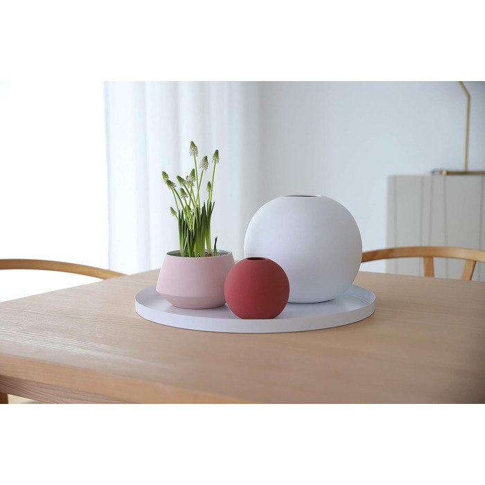 Ваза Cooee Design Ball з порцеляни, чорна, 10x10x9 см, HI-028-02-BK