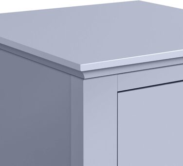 Стіл для телефону Yaheetech, сірий, 70x25x25 см, дерев'яний приставний стіл з шухлядою, консольний стіл, підставка для квітів