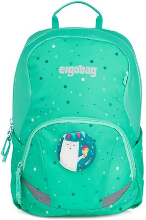Дитячий рюкзак ergobag Ease Large 10 л, Бірнелопе, м'ята, для садка та прогулянок