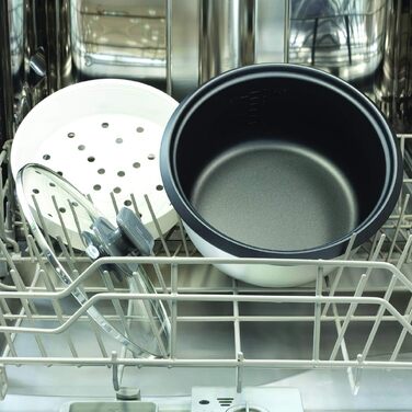 Рисварка електрична Russell Hobbs Mini 0.8л біла: для рису, кіноа, кускусу