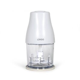 Подрібнювач Livoo Zerkleinerer 300 мл DOP244N - 400 Вт, 1 швидкість, Turbo, 2-в-1, білий