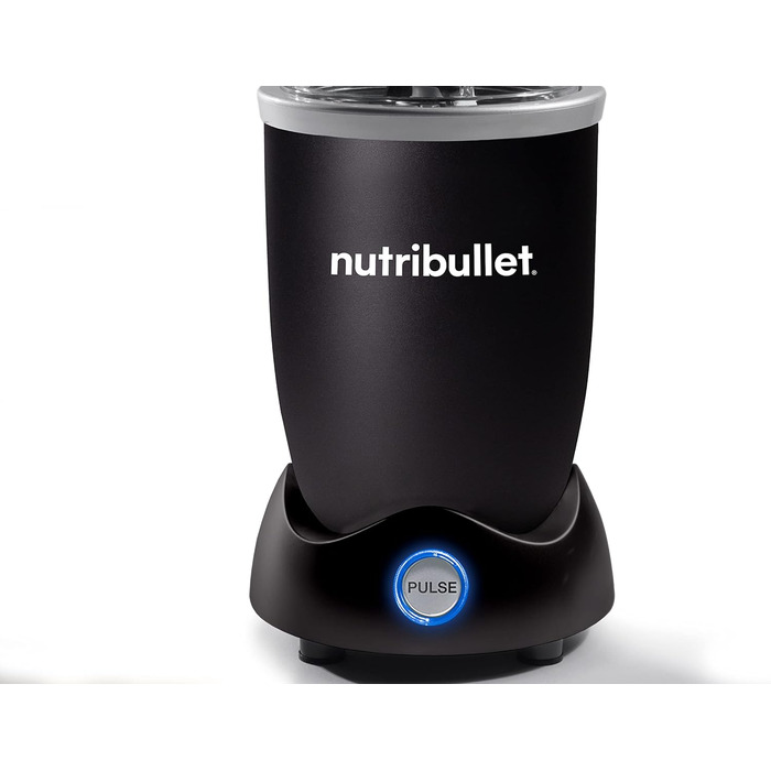 Електричний блендер Nutribullet Pro 1200 Вт, подрібнювач, смузі-мейкер, 700/900 мл, чорний