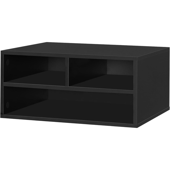 Стійка для принтера WOLTU з 3 ящиками, 47x22,5x40 см, чорна, ASK15sz