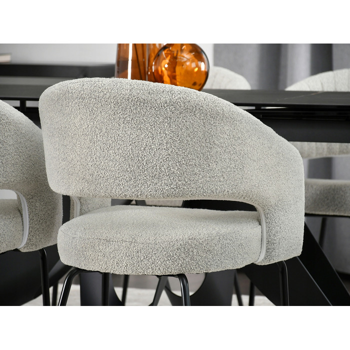 Стілець Mebel-Partner, тканина, бежевий, 1 шт.