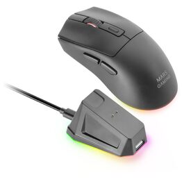 Бездротова ігрова миша Mars Gaming MMT3 RGB Flow, ультралегка 79г, 3200 DPI, біла