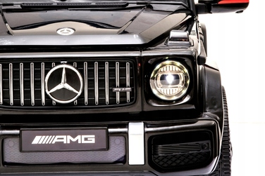 Дитячий електромобіль Mercedes G63 з шкіряним сидінням та пультом керування