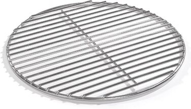 Кругла решітка для гриля 40 см з нержавіючої сталі V2A, товщина стрижнів 4 мм, для вогнищ та гриль-чаш