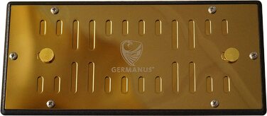 GERMANUS металевий зволожувач для хумідора з кристалами XL Gold II, регульований