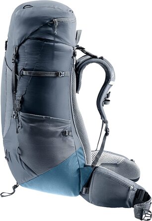 Рюкзак для трекінгу Deuter Aircontact Lite 50+10 л, легкий, чорний-синій