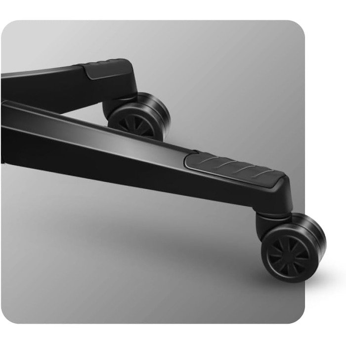 Ігрове крісло Huzaro Combat 6.2 Black RGB з LED підсвіткою, тканинне, чорне, регульована спинка, підлокітники та висота сидіння, для геймерів та офісу, витримує до 140 кг